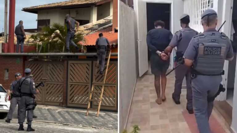 tres-criminosos-sao-presos-apos-roubo-a-residencia-e-fuga-pelos-telhados-em-itanhaem;-video