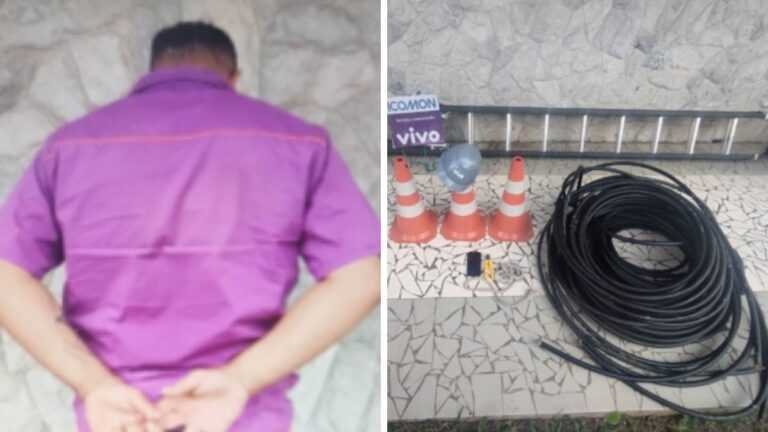 homem-finge-ser-funcionario-de-telefonia-para-furtar-fios-e-e-preso